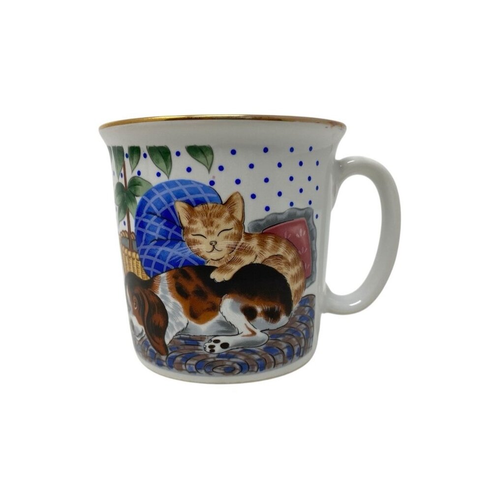 Vintage Porcelain Kitten Puppy Adorable China Cup‎ Plate Small Bowl Set - Picture 4 of 15